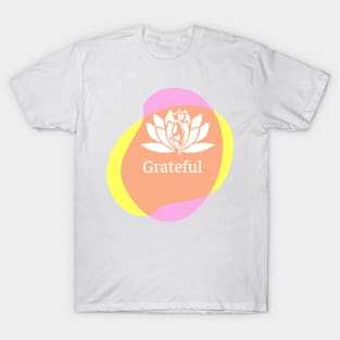 Grateful - Yoga Design T-Shirt